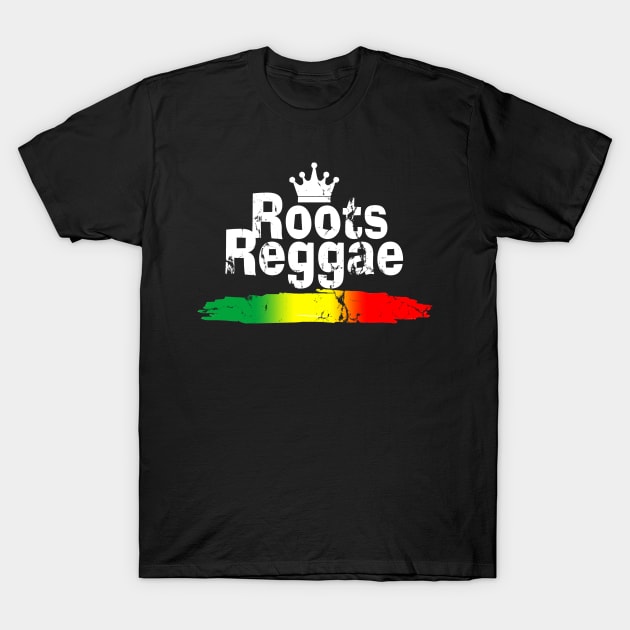 Roots Reggae T-Shirt by EddieBalevo